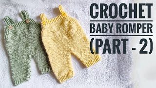 HOW TO CROCHET A BABY ROMPER  CRAFT ADDICT  TUTORIAL  EP  55  ENGLISH [upl. by Eillen]