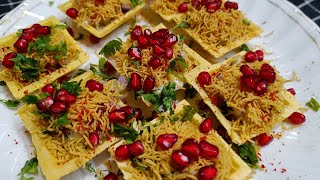 Canapes Chaat recipe basket chaat recipe shorts [upl. by Sivlek585]