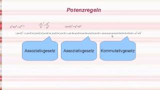 Kurs Quadratzahlen Potenzen Wurzeln Teil 3 die Potenzregeln [upl. by Llerrej]