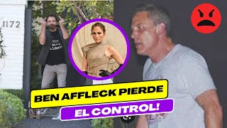 🔥Ben Affleck pierde el control ante paparazzi 😡 Crisis con JLo [upl. by Norehs777]