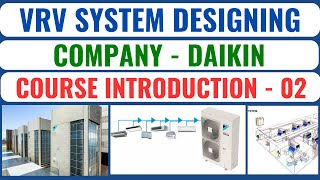 VRV System Designing Daikin VRV in Hindi  Variable Refrigerant Volume System Design  Part  02 [upl. by Meekah]