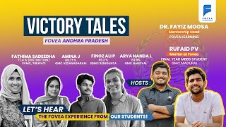 VICTORY TALES  FOVEA ANDHRA PRADESH  LIVE WEBINAR  DR FAYIZ MOOSA  FOVEA 2024 RESULTS [upl. by Enomyar350]