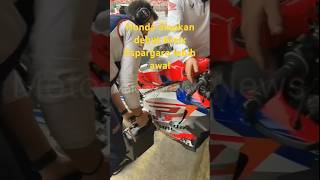 Aleix Espargaro lakukan debut dengan Honda lebih awal shortvideo aleixespargaro honda [upl. by Winther]