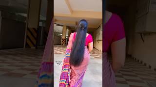 Hair 🖤🐝 sareelove longhair youtubeshorts subscribe [upl. by Rotciv]