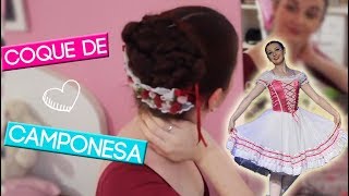 Coque de Camponesa  TUTORIAL  Luiza Corti Blog [upl. by Edasalof]