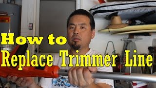 How To Replace Trimmer Line For Grass Trimmer [upl. by Ibor]