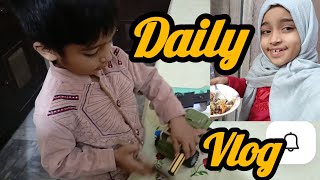 My Daily vlog sarim ny kia kar daya sister vlogs [upl. by Nydroj]