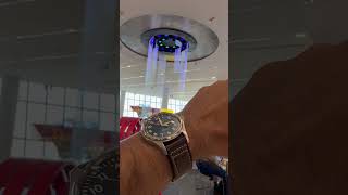 IWC at the Waterfall in LaGuardia Airport in New York City shorts watches watch iwc newyork ny [upl. by Garda]