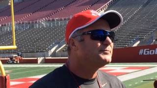 Fresno State Football Spring Practice No 5 [upl. by Hanni]