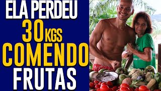 SENHORA DE 70 ANOS PERDE 30 QUILOS COMENDO FRUTAS  ENTREVISTANDO MINHA MÃƒE [upl. by Nwotna]