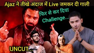 Ajaz Khan Again Angry Reply to Purav Jha Harash Beniwal Carry Minati Interview में जमकर बरसे Ajaz [upl. by Link]