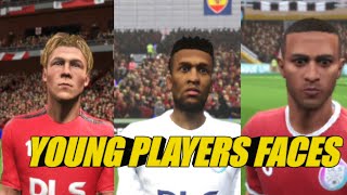 DLS 24  YOUNG PLAYERS BEST REAL FACES  TITLE UPDATE 1 [upl. by Messab246]