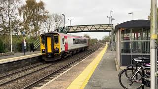 Class 153353 at Whitchurch Station PT 2 01112024 [upl. by Nylassej]