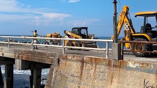 Pescadores artesanales afectados por daños en muelle del Puerto de La Libertad [upl. by Namien]