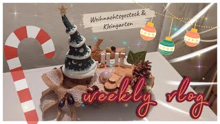 💗 Weekly Vlog 💗 Weihnachtsgesteck  Kleingarten [upl. by Heffron132]