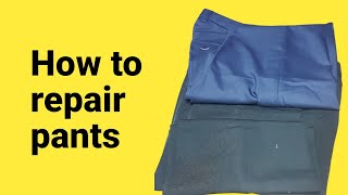 How to repair pants [upl. by Tahp17]