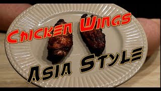 Chicken Wings Rezept vom Grill Asia Style Grill Rezept  The BBQ Bear [upl. by Neila]