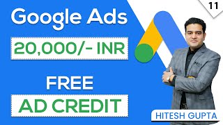 Google Ads FREE 20000 Credit  How to Get amp Redeem Google Ads Promotional Code  googleads2022 [upl. by Ellehcirt]