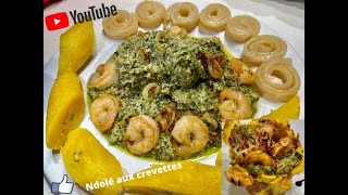 NDOLÉ aux CREVETTES et à la viande de Boeuf Repas CAMEROUNAIS facile et rapide [upl. by Erbma614]