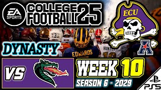 EA College Football 25  DYNASTY  S6  2029  WEEK 10  vs UAB Blazers 72424 [upl. by Saloma]