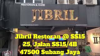 Jibril Restaurant SS15 Butter Dishes Crowd Favourite Halal [upl. by Grados]