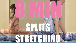 8 Min Splits Stretching  Increase Flexibility Routine [upl. by O'Shee]