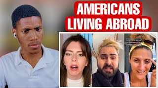 Americans Living Abroad First Time You Realized America Really Messed You Up  FOREIGN REACTS [upl. by Kier103]