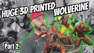 Painting a WOLVERINE Custom Statue Bad Night For Ninjas Pt 2 [upl. by Adnilram]