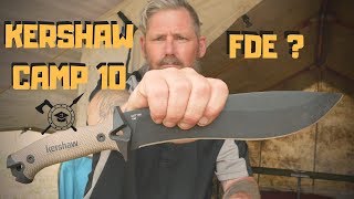 KERSHAW CAMP 10  FLAT DARK EARTH  FDETAN NEW FOR 2018 [upl. by Llenehs]