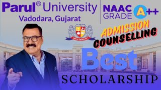 How to get admission in Parul university 2024 Eligibility Fees structure Course100  Scholarship [upl. by Wiltz]