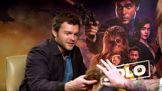 Alden Ehrenreich on crazy Star Wars fan theories  Cineworld interview [upl. by Naicad825]