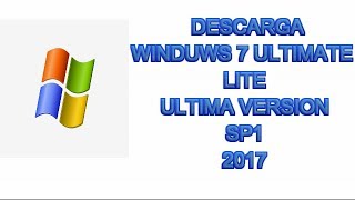 DESCARGAR WINDOWS 7 LITE SP1 EN SU ULTIMA VERSION 2020 32amp64 BITS [upl. by Ihsorih168]