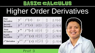 Finding the Higher Order Derivatives  Basic Calculus [upl. by Yennep421]