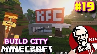 KFC SIMPLE MODERN  MINECRAFT INDONESIA  BUILD CITY  19 ARSITEKMUDA [upl. by Chesnut]