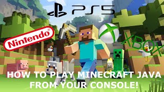 How To Play Minecraft Java from your Console SWITCHXBOX SOME INFO IS OUTDATED [upl. by Dodge]