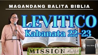 LEVITICO Kabanata 2223 Tagalog Audio Bible [upl. by Nahgen]