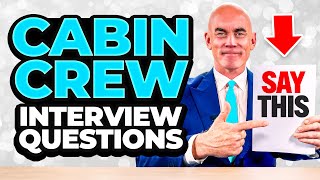 CABIN CREW INTERVIEW QUESTION amp ANSWERS How to PREPARE for a CABIN CREW INTERVIEW [upl. by Wat]