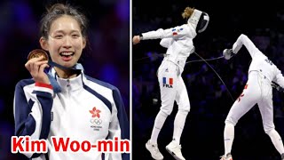 Paris Olympics 2024  Man Wai Vivian Kong Wins Gold Medal in the womens epee [upl. by Beuthel]