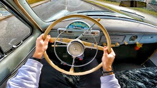 1961 GAZ21 Volga 25 MT  POV TEST DRIVE [upl. by Egedan177]