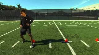 Cone Drills  Footwork Agility amp Acceleration Series  IMG Academy 6 of 6 [upl. by Aizitel374]