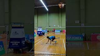 His defence and the rally😱🤯🔥badminton nationalbadminton badmintoncompetition shorts [upl. by Radmen]