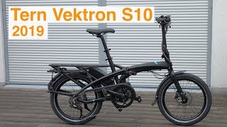 Tern Vektron S10 EFaltrad Modell 2019 [upl. by Nonnahsal]