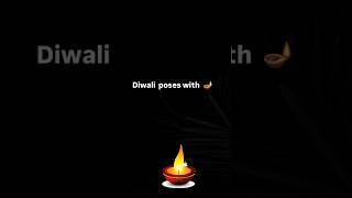 Diwali poses with 🪔 diwalispecial trending video shortvideo diwal2024 Happy Diwali to all🤩🪔 [upl. by Rollet]