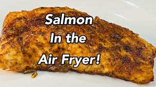 Perfect Grilled Salmon in the Air Fryer  15 MIN Recipe airfryer food salmonsalmondinner [upl. by Bendicty384]