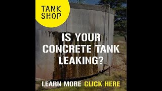 leaking concrete water tank repair process  this video shows how to repair leaking tanks [upl. by Enirehs]