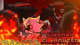 FNF MASHUP MarioExe vs Anti Super Sonic Paralysis x Starman Slaughter [upl. by Anirol]