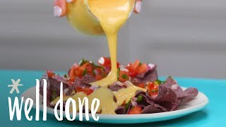 How To Make Cheddar Cheese Sauce  Recipes  Well Done [upl. by Ysle668]