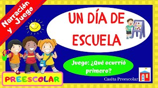 UN DIA DE ESCUELA Aprende en Casa Preescolar [upl. by Lezirg]