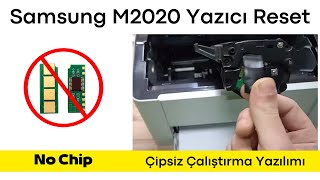 samsung M2020 yazıcı resetleme Çipsiz Toner Kullanma firmware Fix [upl. by Yoho]