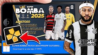 🚨 BOMBA PATCH 2025 PPSSPP DOWNLOAD MEDIAFIRE LINK DIRETO 100 ATUALIZADO NO CELULAR ✅ PES 2024 [upl. by Runstadler]